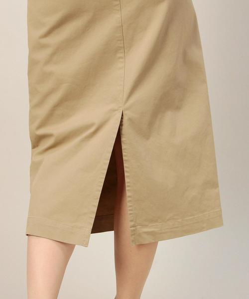 BEAUTY&YOUTH UNITED ARROWS（ビューティーアンドユースユナイテッドアローズ）の「BY コットンベルトタイトスカート ◆（スカート・レディース・ベージュ/オリーブ・MEDIUM/SMALL）」の14枚目の写真