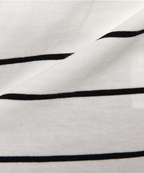 Heather（ヘザー）の「ソデフレアBIGTシャツ  726455（Tシャツ/カットソー・レディース・ブラック/ホワイト×ブラック/オフホワイト/ホワイト系その他・FREE）」の13枚目の写真