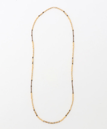 SHIPS JET BLUE | SHIPS JET BLUE: メタルビーズロングネックレス(ネックレス)