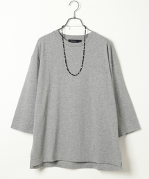 RAGEBLUE | ＜トレンドのBIGシルエット＞ワイドスリットカットソー7分袖/727843(Tシャツ/カットソー)