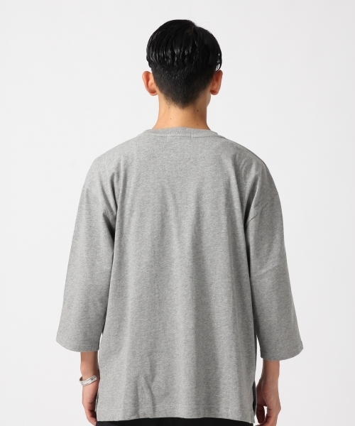 RAGEBLUE(レイジブルー)の「<トレンドのBIGシルエット>ワイドスリットカットソー7分袖/727843(Tシャツ/カットソー・メンズ・ネイビー/グレー/オリーブ/ホワイト・LARGE/MEDIUM)」の17枚目の写真