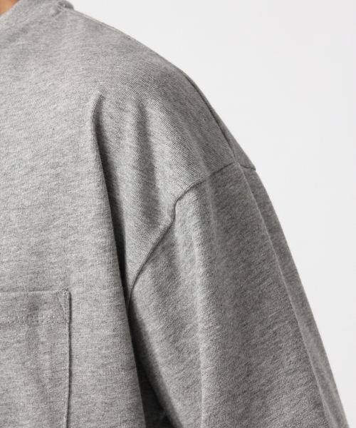 RAGEBLUE(レイジブルー)の「<トレンドのBIGシルエット>ワイドスリットカットソー7分袖/727843(Tシャツ/カットソー・メンズ・ネイビー/グレー/オリーブ/ホワイト・LARGE/MEDIUM)」の19枚目の写真