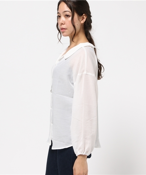 Heather（ヘザー）の「バルーンソデボイルシャツ　731012（シャツ/ブラウス・レディース・カーキ/ピンク系その他/ホワイト系その他・FREE）」の8枚目の写真