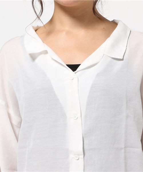 Heather（ヘザー）の「バルーンソデボイルシャツ　731012（シャツ/ブラウス・レディース・カーキ/ピンク系その他/ホワイト系その他・FREE）」の10枚目の写真