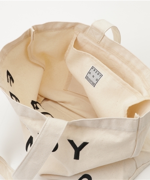 FREDY&GLOSTER(フレディアンドグロスター)の「FG TOTE トートバッグ(トートバッグ・メンズ・ホワイト・FREE)」の5枚目の写真