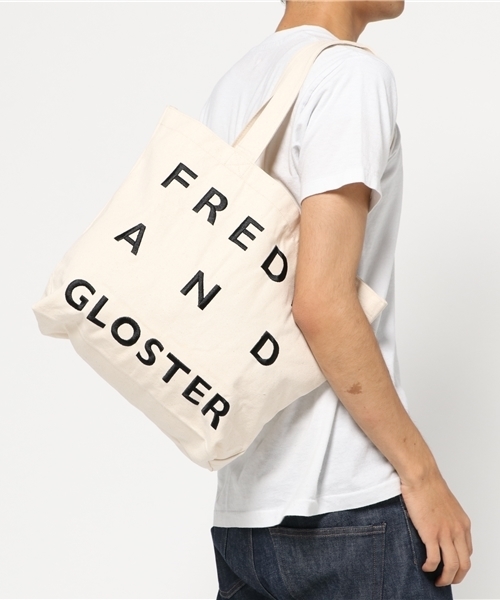 FREDY&GLOSTER(フレディアンドグロスター)の「FG TOTE トートバッグ(トートバッグ・メンズ・ホワイト・FREE)」の6枚目の写真