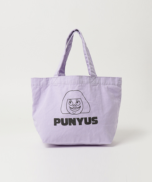 PUNYUS(プニュズ)の「カラーランチトート(トートバッグ・レディース・グリーン/ピンク/アイボリー/ブラック/イエロー/ライトパープル・FREE)」の4枚目の写真