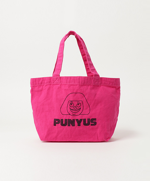 PUNYUS(プニュズ)の「カラーランチトート(トートバッグ・レディース・グリーン/ピンク/アイボリー/ブラック/イエロー/ライトパープル・FREE)」の6枚目の写真