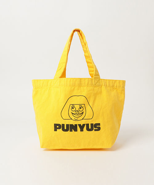 PUNYUS(プニュズ)の「カラーランチトート(トートバッグ・レディース・グリーン/ピンク/アイボリー/ブラック/イエロー/ライトパープル・FREE)」の5枚目の写真