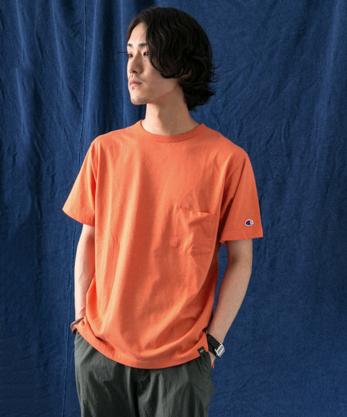 Champion（チャンピオン）の「Champion×WNW　SOFT JERSEY TACTICAL TEE（Tシャツ/カットソー・メンズ・ホワイト/チャコールグレー/ヘザーグレー/オレンジ・SMALL/MEDIUM/LARGE）」の4枚目の写真