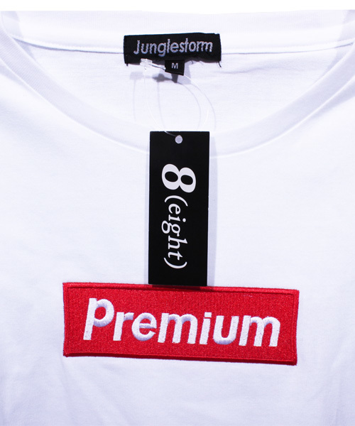 ８(eight)（エイト）の「ボックスロゴ 半袖Tシャツ （Tシャツ/カットソー・メンズ・ホワイト/ブラック・LARGE/X-LARGE/MEDIUM）」の8枚目の写真