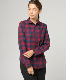 CUBE SUGAR | 先染めネルチェックレギュラーシャツ(シャツ/ブラウス)