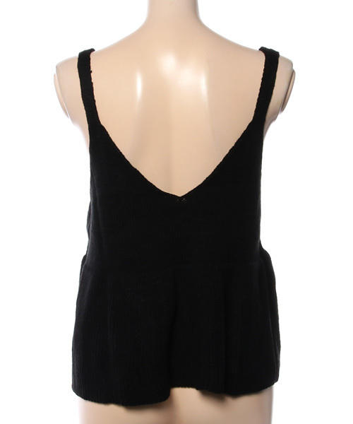 MERLOT（メルロー）の「ニットビスチェ1316（キャミソール・レディース・キャメル/ブラック/グリーン/グレー・FREE）」の13枚目の写真