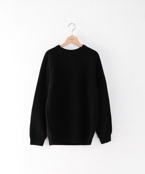 Steven Alan（スティーブンアラン）の「＜Steven Alan＞ HAMILTON KSN CN/ﾆｯﾄ（ニット/セーター・メンズ・ブラック/パープル/オリーブ・X-LARGE/LARGE/MEDIUM/SMALL）」の2枚目の写真