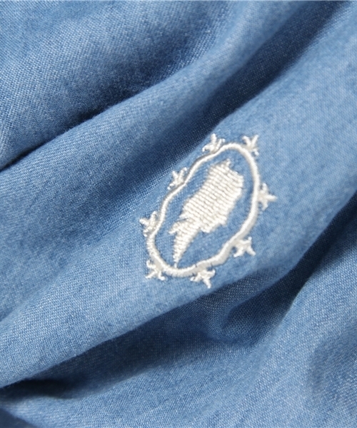 BEAMS BOY(ビームスボーイ)の「BEAMS BOY / 刺繍デニム バルーンスカート **(スカート・レディース・ブルー/ネイビー・ONE SIZE)」の7枚目の写真