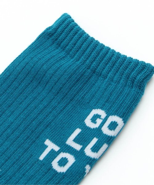 BREEZE（ブリーズ）の「ロゴソックス（ソックス/靴下・キッズ・オフホワイト/エメラルド・15 /18/21/27/24）」の7枚目の写真