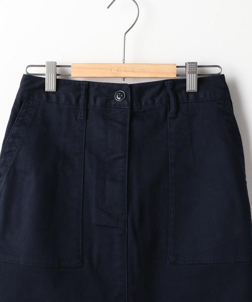 coen（コーエン）の「ストレッチ ロングタイトスカート（スカート・レディース・ネイビー/ベージュ・LARGE/MEDIUM）」の20枚目の写真