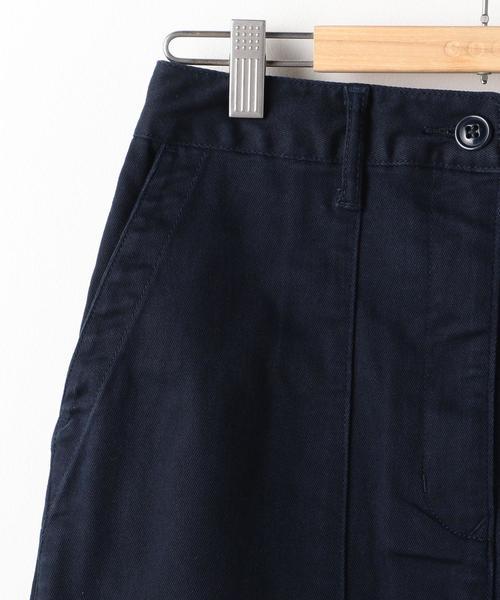 coen（コーエン）の「ストレッチ ロングタイトスカート（スカート・レディース・ネイビー/ベージュ・LARGE/MEDIUM）」の19枚目の写真