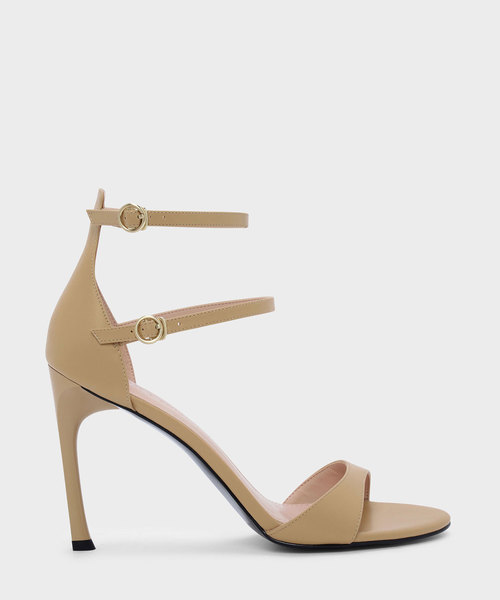 CHARLES & KEITH(チャールズ & キース)の「デュアルアンクルストラップサンダル / DUAL ANKLE STRAP SANDALS(パンプス・レディース・ブラウン系その他/ブラック・24.5cm/22.5cm/23.5cm/23cm/25cm)」の1枚目の写真