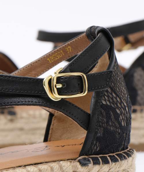 PICHE ABAHOUSE（ピシェ アバハウス）の「Bianc -Olivia- ダブルジュートソールエスパドリーユ（サンダル・レディース・アイボリー/ブラック系その他/レッド・36/37/38/39/35）」の10枚目の写真