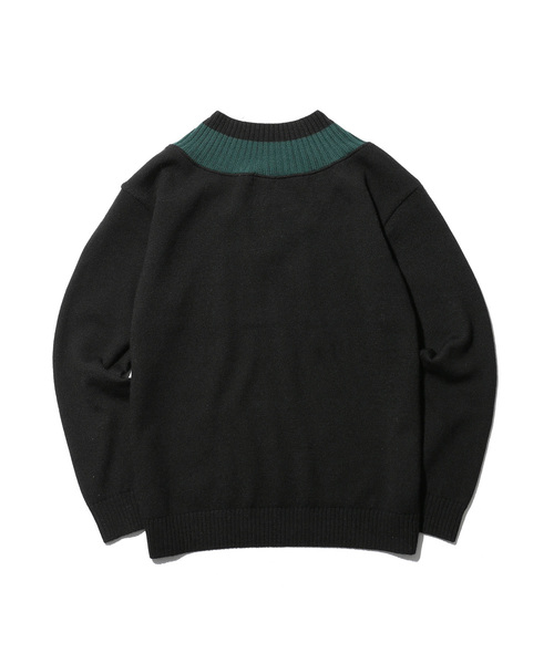 MR.OLIVE（ミスターオリーブ）の「7G SOFT WOOL KNIT / BIG SILHOUTTE CRICKET SWEATER（ニット/セーター・メンズ・ブラック/ネイビー/ブラウン・SMALL/MEDIUM/LARGE）」の5枚目の写真