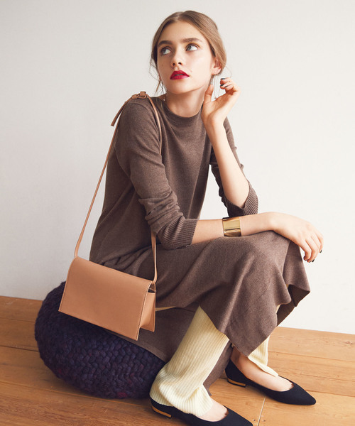 N.（N. Natural Beauty Basic）（エヌエヌナチュラルビューティーベーシック）の「メタルヒールフラットパンプス（パンプス・レディース・ブラック/パープル/ブラウン系その他・MEDIUM/LARGE/SMALL）」の8枚目の写真