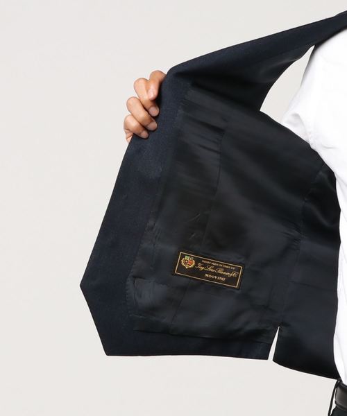 SHIPS（シップス）の「SD: 【LORO PIANA社製生地】 ピンヘッド ベスト（ベスト・メンズ・ネイビー・SMALL/MEDIUM/LARGE/X-LARGE）」の4枚目の写真