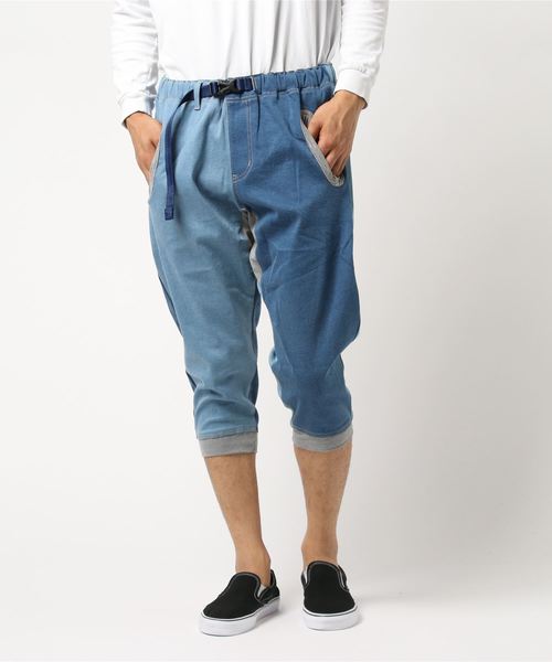 gym master(ジムマスター)の「gym master/ジムマスター ストレッチデニムリブ クロップドパンツ(デニムパンツ・メンズ・ダークインディゴブルー/ライトインディゴブルー/その他1/その他3/その他2・LARGE/MEDIUM)」の5枚目の写真