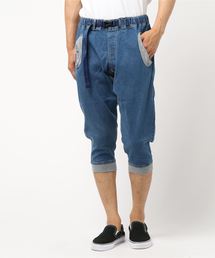 gym master/ジムマスター　ストレッチデニムリブ クロップドパンツ