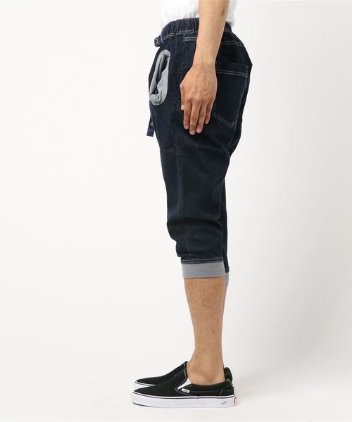 gym master(ジムマスター)の「gym master/ジムマスター ストレッチデニムリブ クロップドパンツ(デニムパンツ・メンズ・ダークインディゴブルー/ライトインディゴブルー/その他1/その他3/その他2・LARGE/MEDIUM)」の6枚目の写真