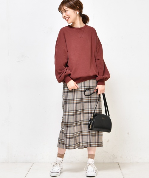 natural couture（ナチュラルクチュール）の「細ヒモ結びデザインナロースカート（スカート・レディース・ブラック/イエロー/ブラック系その他/ブラウン系その他・FREE）」の13枚目の写真