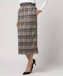 natural couture | 細ヒモ結びデザインナロースカート(スカート)