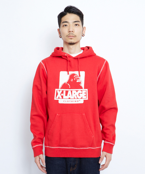 XLARGE(エクストララージ)の「OG PULLOVER HOODIE(パーカー・メンズ・ブラック/グレー/ブルー/ネイビー/イエロー/レッド/オレンジ・SMALL/MEDIUM/LARGE/X-LARGE)」の7枚目の写真