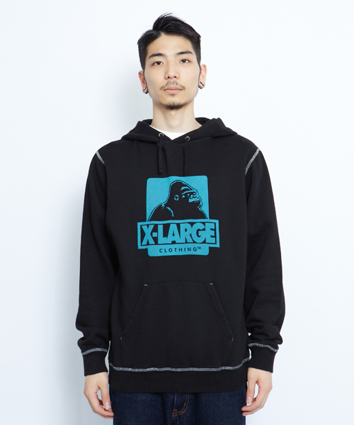 XLARGE(エクストララージ)の「OG PULLOVER HOODIE(パーカー・メンズ・ブラック/グレー/ブルー/ネイビー/イエロー/レッド/オレンジ・SMALL/MEDIUM/LARGE/X-LARGE)」の2枚目の写真