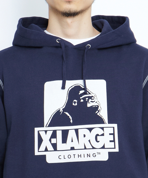 XLARGE(エクストララージ)の「OG PULLOVER HOODIE(パーカー・メンズ・ブラック/グレー/ブルー/ネイビー/イエロー/レッド/オレンジ・SMALL/MEDIUM/LARGE/X-LARGE)」の12枚目の写真