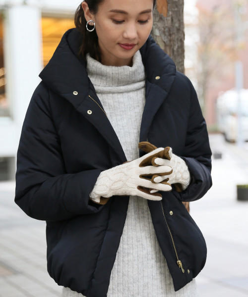 GLOBAL WORK（グローバルワーク）の「スマホグローブ/802552（手袋・レディース・チャコールグレー/ブラック/ベージュ/レッド/その他・FREE）」の4枚目の写真