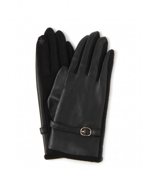 GLOBAL WORK（グローバルワーク）の「スマホグローブ/802552（手袋・レディース・チャコールグレー/ブラック/ベージュ/レッド/その他・FREE）」の2枚目の写真