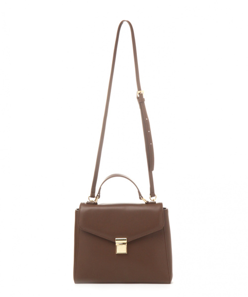 A part by（アパートバイ）の「レザーフラップショルダー 817807（ショルダーバッグ・レディース・ブラック/ブラウン・FREE）」の2枚目の写真