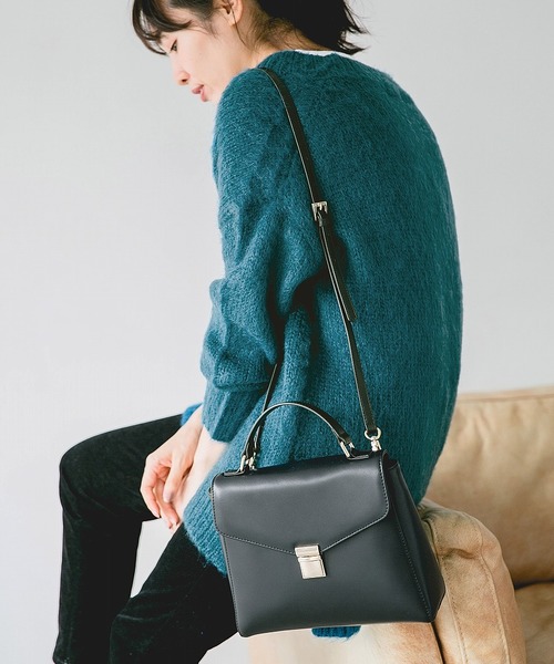 A part by（アパートバイ）の「レザーフラップショルダー 817807（ショルダーバッグ・レディース・ブラック/ブラウン・FREE）」の12枚目の写真