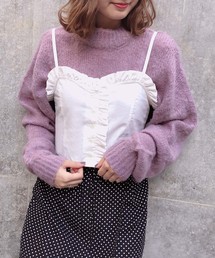 one after another NICE CLAUP | フリルビスチェ(キャミソール)