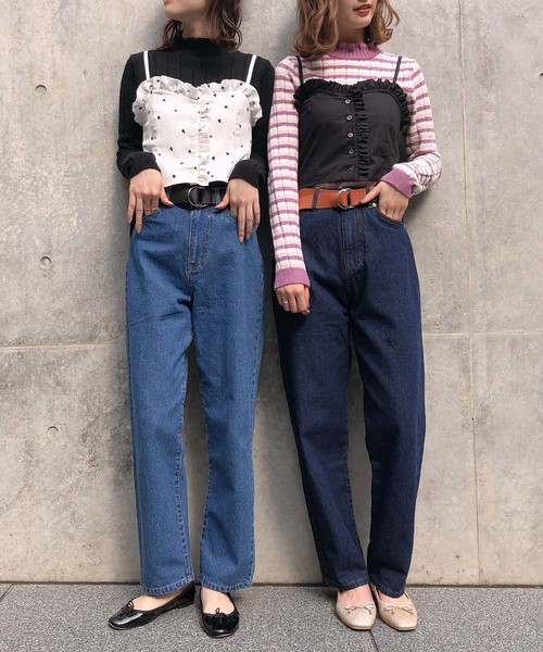 one after another NICE CLAUP(ワンアフターアナザーナイスクラップ)の「フリルビスチェ(キャミソール・レディース・オフホワイト/ホワイト系その他/ブラック/ブラック系その他・FREE)」の11枚目の写真