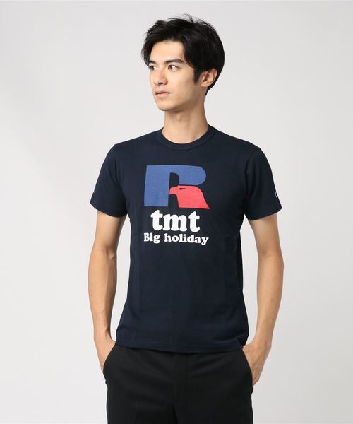 TMT(ティーエムティー)の「TMT×RUSSELL T【Rtmt】(Tシャツ/カットソー・メンズ・グリーン/ネイビー/グレー・SMALL/MEDIUM)」の2枚目の写真