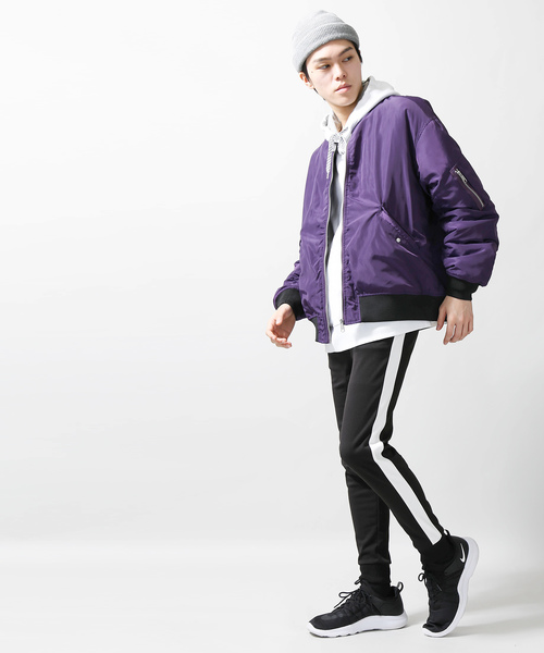 WEGO（ウィゴー）の「WEGO/裏起毛ラインジョガーストレッチスキニーパンツ（その他パンツ・メンズ・ブラック・SMALL/MEDIUM/LARGE/X-SMALL）」の6枚目の写真