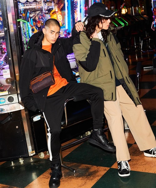 WEGO（ウィゴー）の「WEGO/裏起毛ラインジョガーストレッチスキニーパンツ（その他パンツ・メンズ・ブラック・SMALL/MEDIUM/LARGE/X-SMALL）」の10枚目の写真