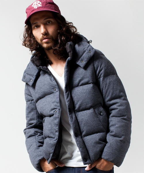 NANO universe(ナノユニバース)の「西川ダウン ウールジャケット(ダウンジャケット/コート・メンズ・ブラック/ダークグレー/ライトグレー/ブルー/ネイビー・SMALL/MEDIUM/LARGE/X-LARGE)」の3枚目の写真