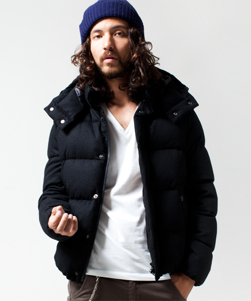 NANO universe(ナノユニバース)の「西川ダウン ウールジャケット(ダウンジャケット/コート・メンズ・ブラック/ダークグレー/ライトグレー/ブルー/ネイビー・SMALL/MEDIUM/LARGE/X-LARGE)」の2枚目の写真