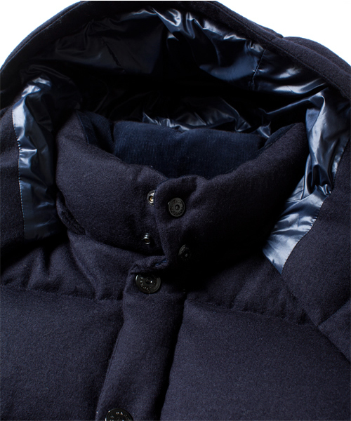 NANO universe(ナノユニバース)の「西川ダウン ウールジャケット(ダウンジャケット/コート・メンズ・ブラック/ダークグレー/ライトグレー/ブルー/ネイビー・SMALL/MEDIUM/LARGE/X-LARGE)」の15枚目の写真