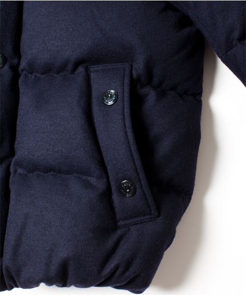 NANO universe(ナノユニバース)の「西川ダウン ウールジャケット(ダウンジャケット/コート・メンズ・ブラック/ダークグレー/ライトグレー/ブルー/ネイビー・SMALL/MEDIUM/LARGE/X-LARGE)」の17枚目の写真