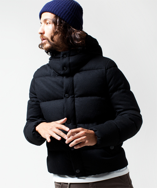 NANO universe(ナノユニバース)の「西川ダウン ウールジャケット(ダウンジャケット/コート・メンズ・ブラック/ダークグレー/ライトグレー/ブルー/ネイビー・SMALL/MEDIUM/LARGE/X-LARGE)」の6枚目の写真