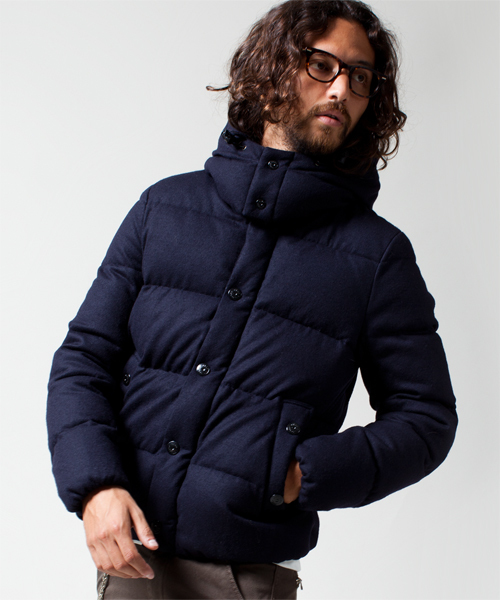 NANO universe(ナノユニバース)の「西川ダウン ウールジャケット(ダウンジャケット/コート・メンズ・ブラック/ダークグレー/ライトグレー/ブルー/ネイビー・SMALL/MEDIUM/LARGE/X-LARGE)」の8枚目の写真